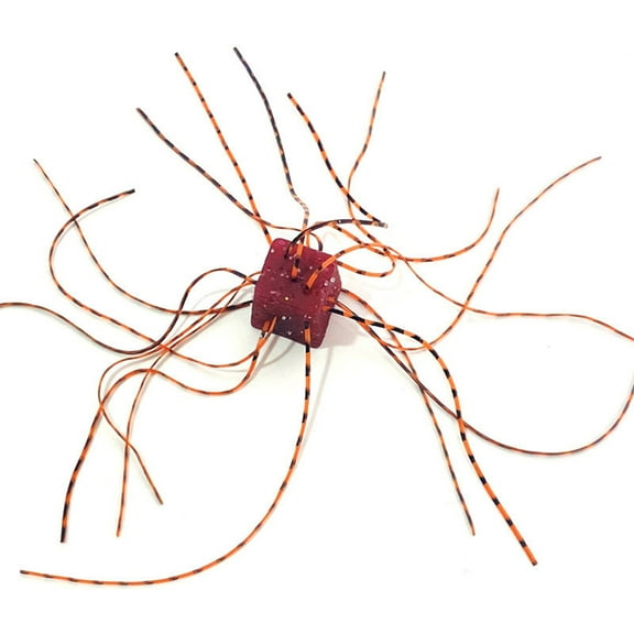 Hevirgo Soft Bait Dice Shape Whisker Design Bright Color Slow Sinking Flexible Increased Fish Rate Bite Resistant Trout Yellowfish Bass Fi