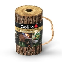 Gofire Single Log: Self-Contained, Easy-to-Light for Pits, Camping, with All-Purpose Starter