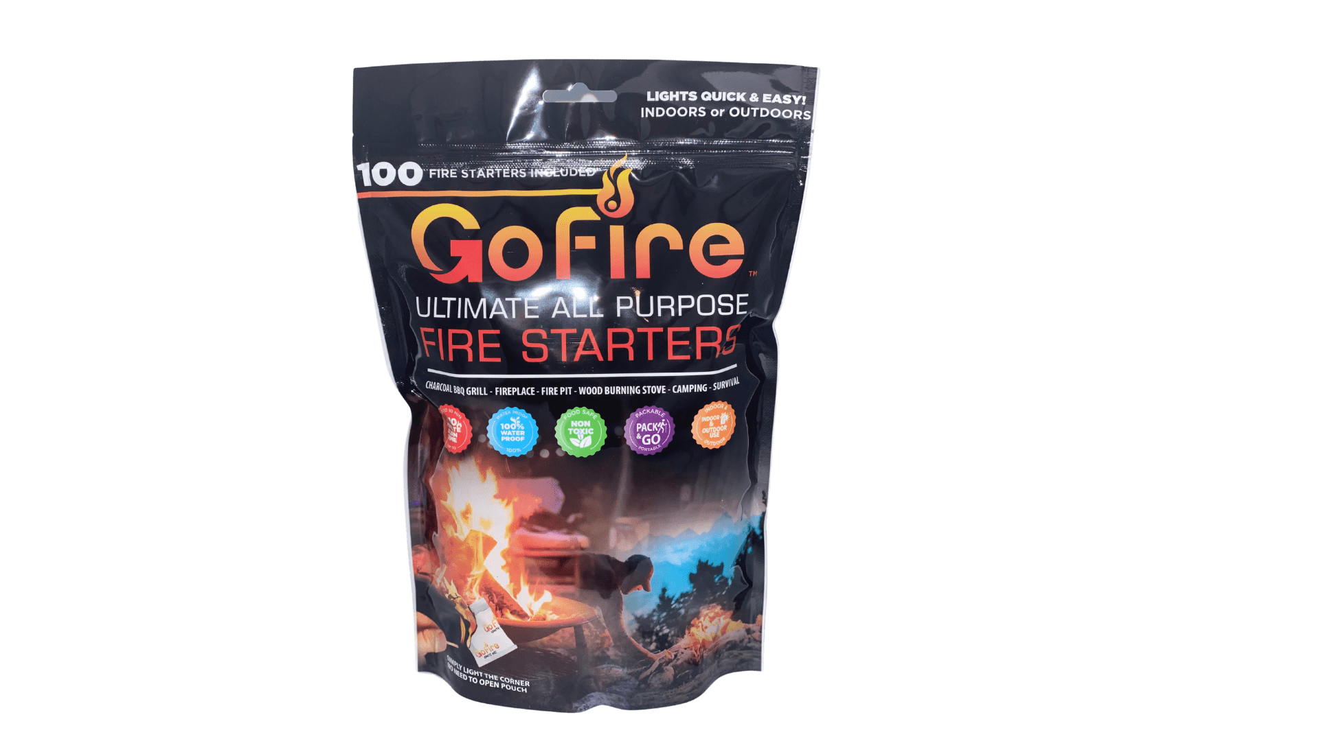 GoFire Ultimate All Purpose Fire Starters 100 Pack