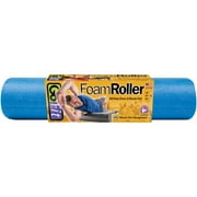 GoFit 24-Inch Foam Roller for Muscle Massage and Recovery, Blue, 6 Diameter