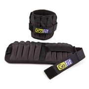GoFit 5-Pound Pair of Padded Pro Ankle Weights, GF-P5W