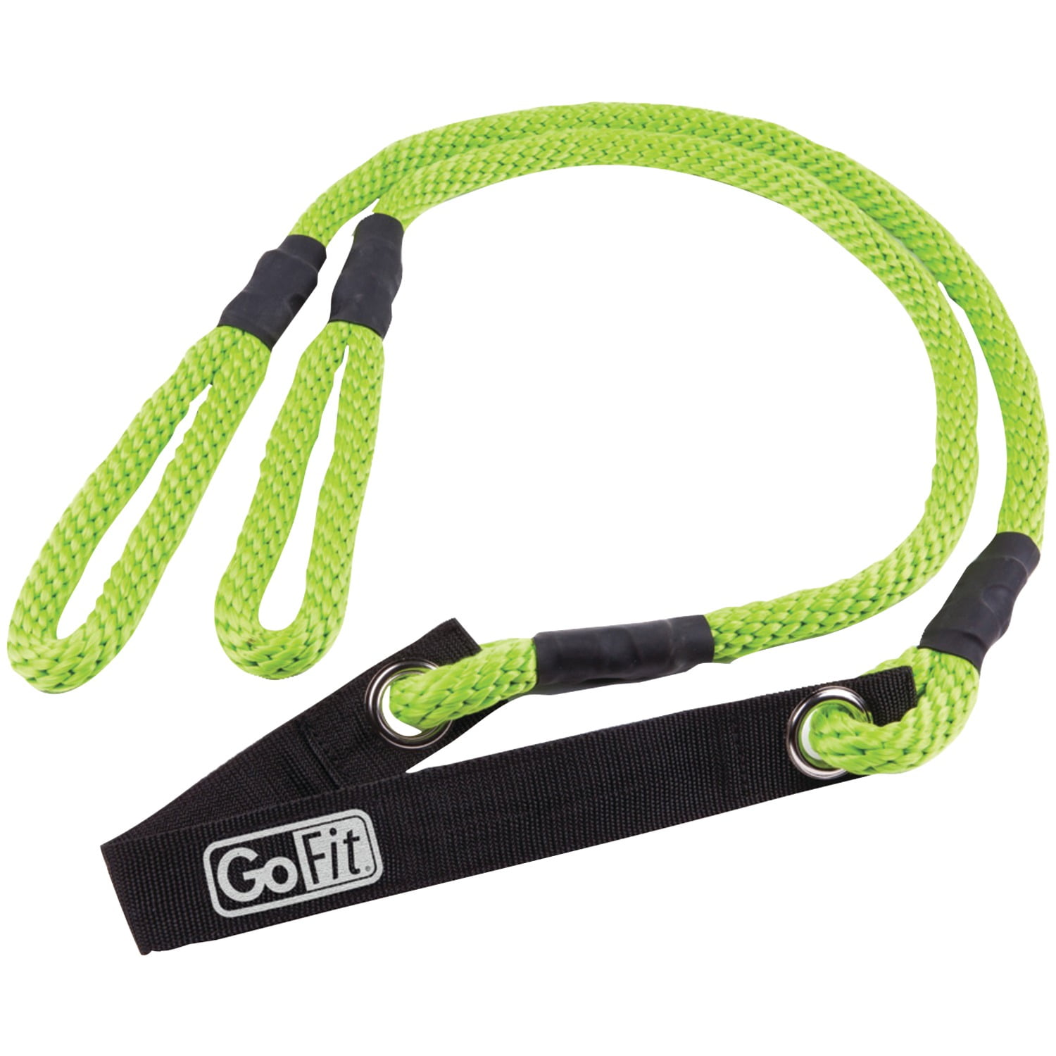 GoFit 7.5-ft. Stretch Rope with Looped Handles, Green, GF-STR - Walmart.com