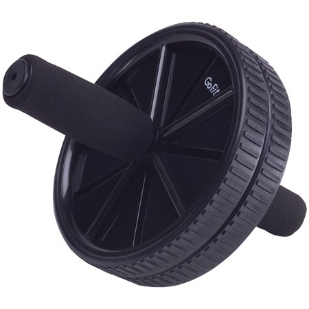 GoFit Dual Exercise Abdominal Wheel- Roller with Handles