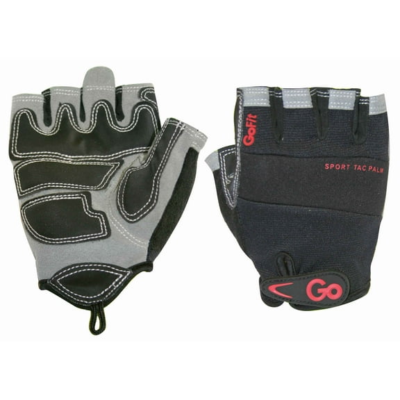 GoFit Durable, Comfortable Weight Lifting Glove Men’s Sport-Tac Pro Trainer Glove - Large