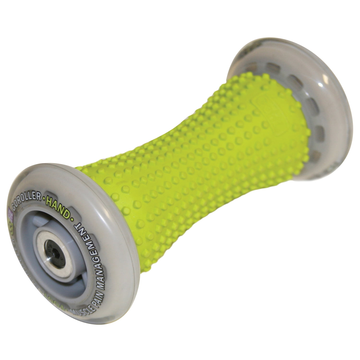 GoFit Contoured Foot and Hand Massage Roller for Plantar Fasciitis Relief with Firm Core