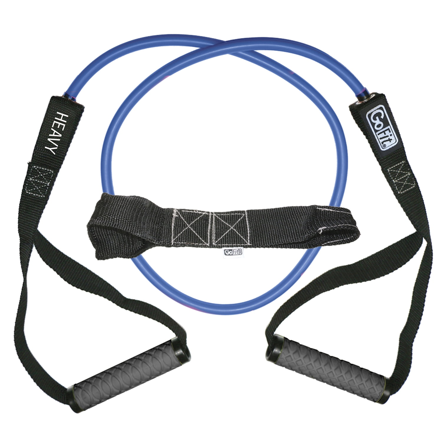 GoFit GF-4TUB-H(40) Pro-Grade Power Tubes with Handles (Blue/40 Lbs.)