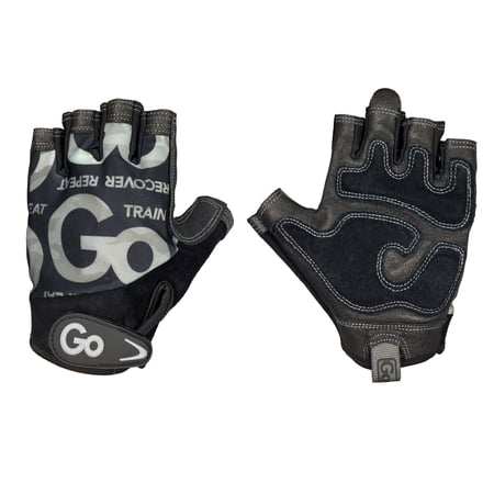 GoFit GF-MLG-L/CAM Men’s Premium Leather Elite Trainer Gloves (Large)