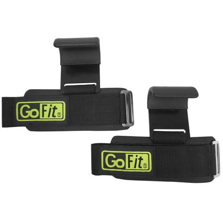 GoFit GF-UPLHK Ultra Pro Lifting Hooks Black
