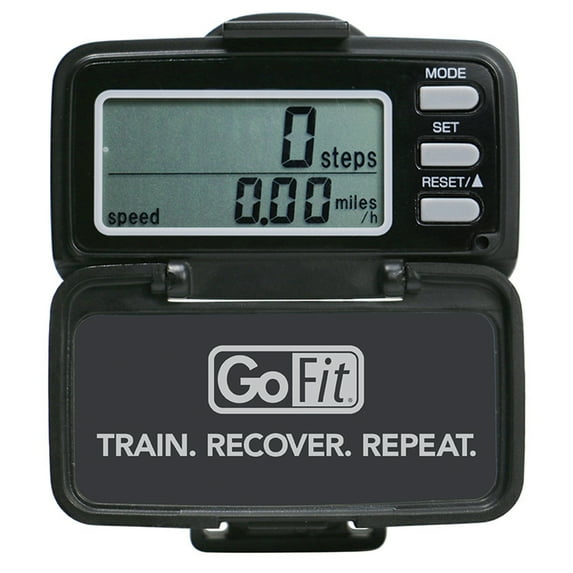 GoFit GoPed Pedometer for Step Tracking with Calorie Counter, Timer and ...