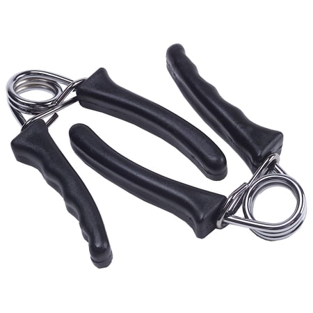GoFit Hand Grips, Medium-Resistance, 2 Pack, Black, GF-HG