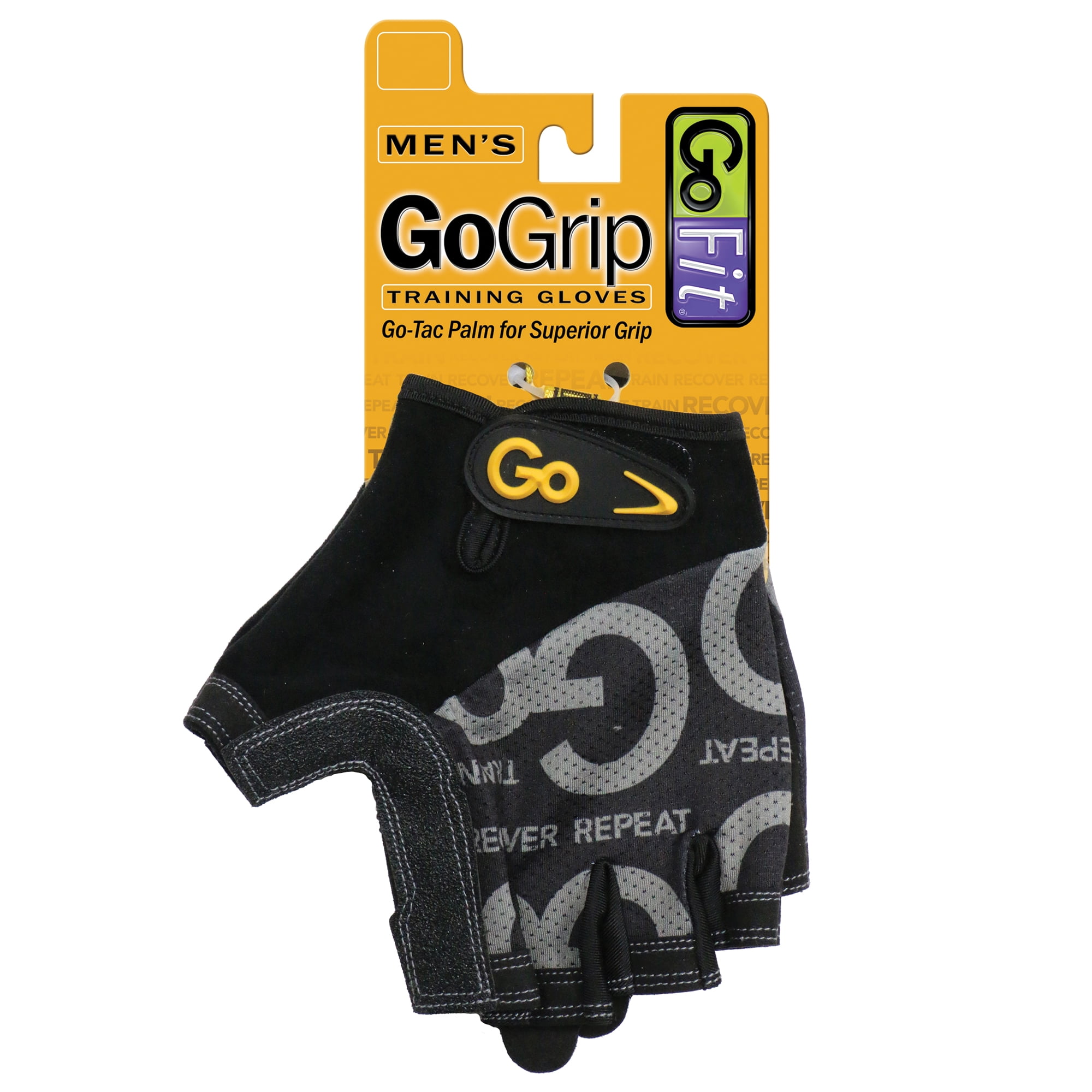 GoFit X-Large Pro Trainer Gloves for Weightlifting with Padded Palm and Grip