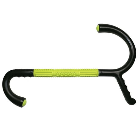 GoFit Muscle Hook Multi-Tool with Roll-On Massage Bar – Total Body for Deep Tissue Muscle Recovery