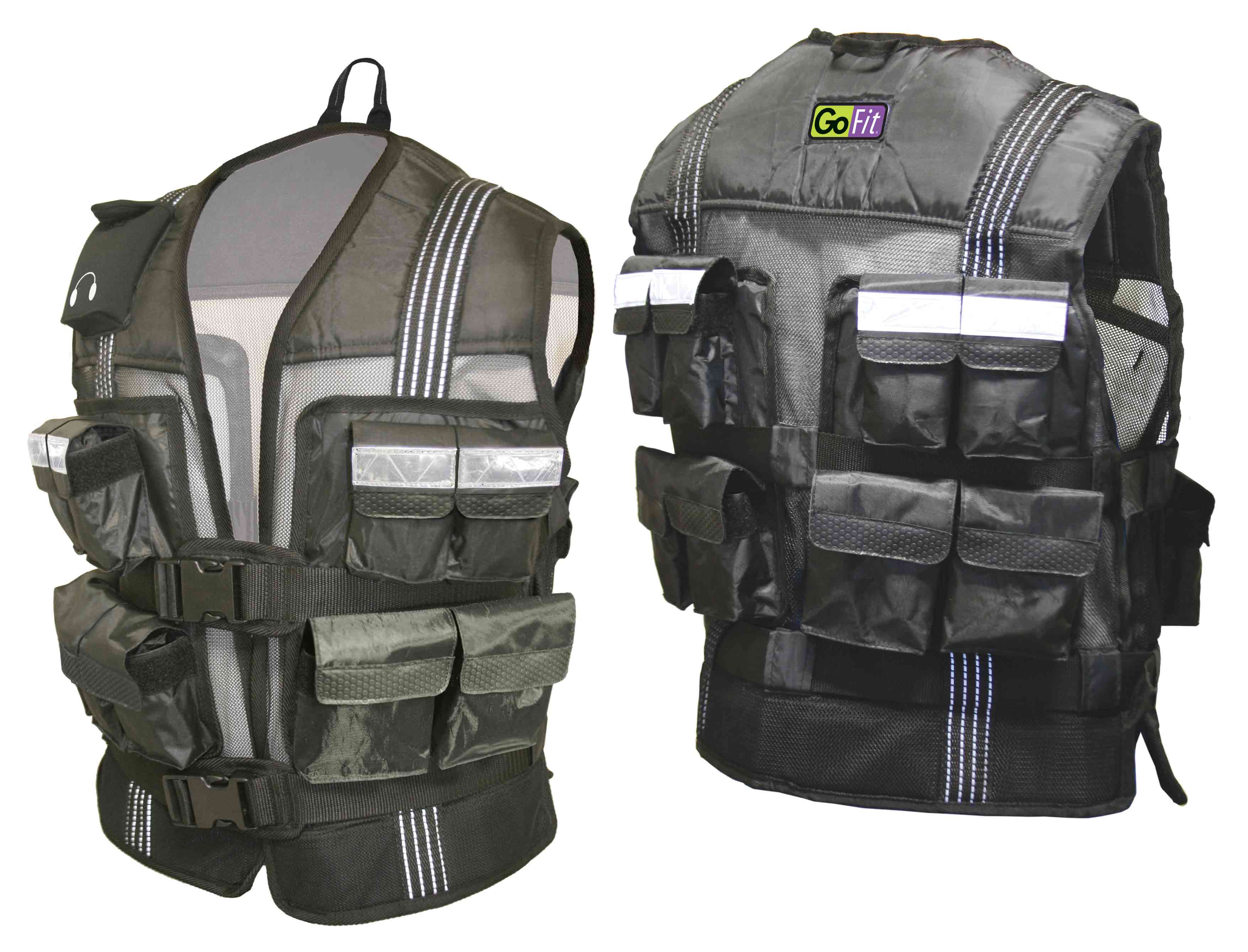 GoFit Padded Adjustable Weighted Vest 20 Pound