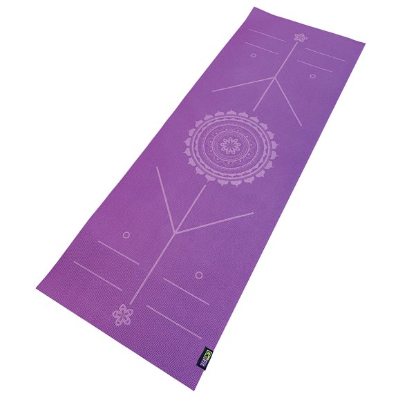 GoFit Printed Yoga Mat (Purple), GF-PYM-PPL