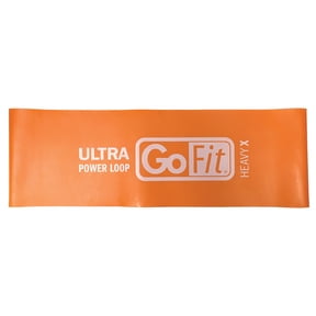 GoFit Single Ultra Power Loop, 20 lbs. Resistance, Orange, GF-SUPL-HX