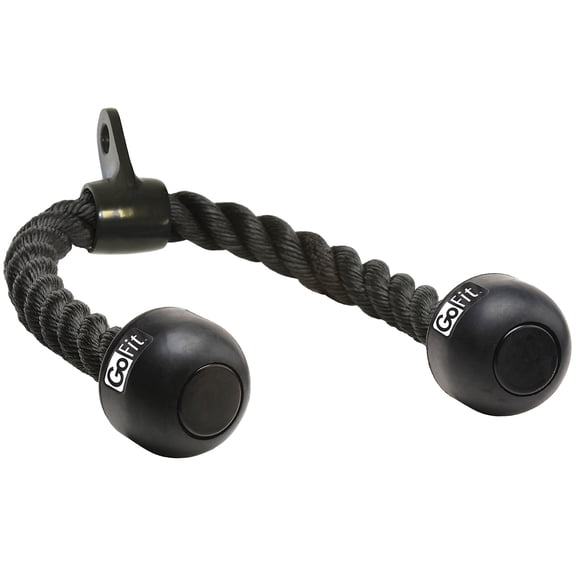 GoFit Tricep Rope Machine Attachment - Steel Equipment