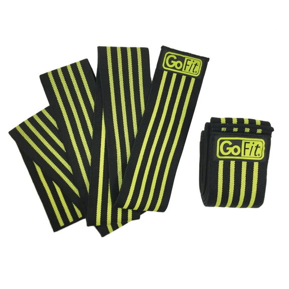 GoFit Ultra Pro Knee Wraps, 2 Count, GF-UPKW