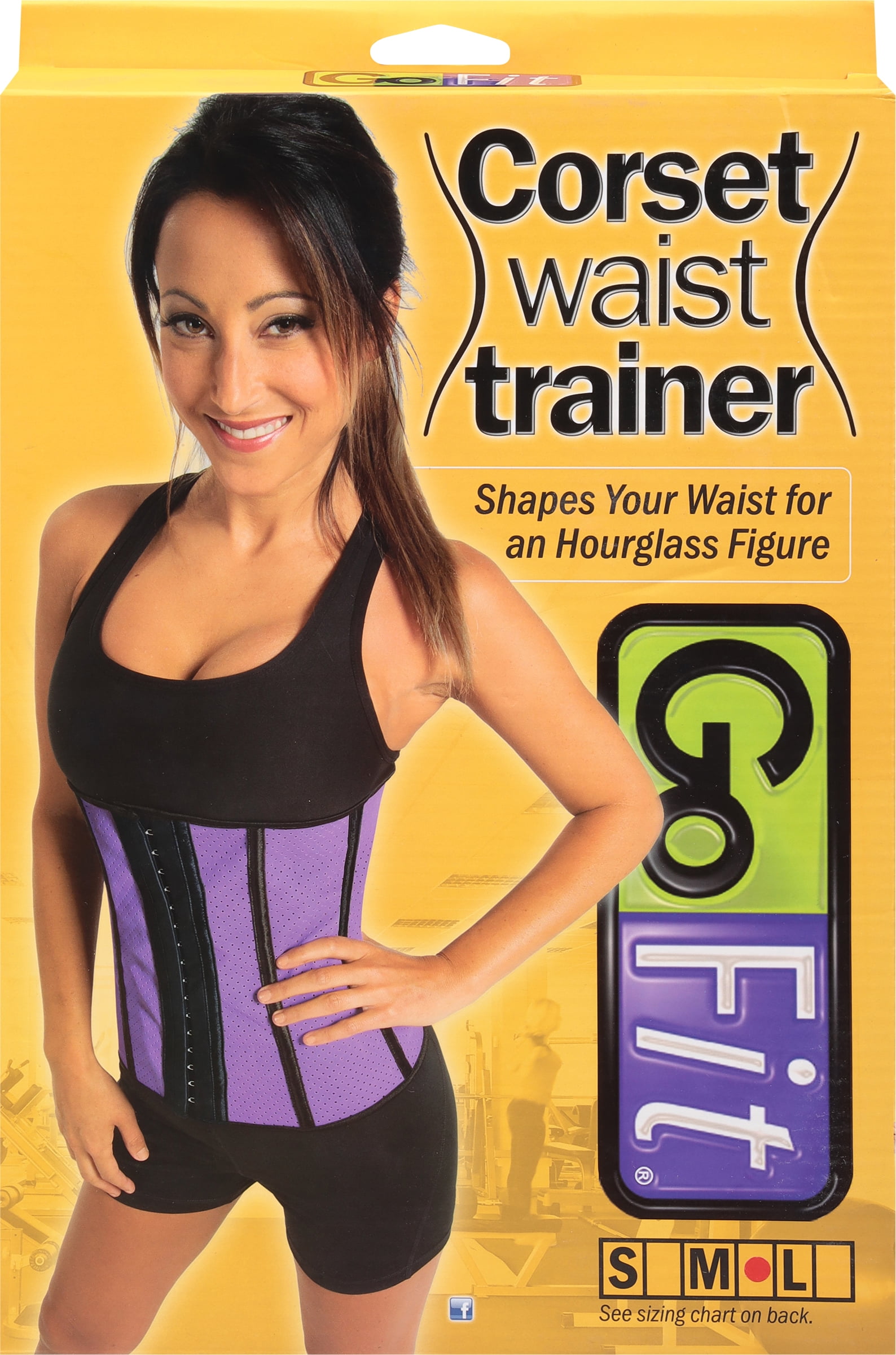 GoFit Waist Away Trainer - Corset Trimmer, Small