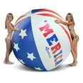 thumbnail image 1 of GoFloats 6' Giant 'Merica Inflatable Beach Ball, XL Jumbo Beach Ball, 1 of 6