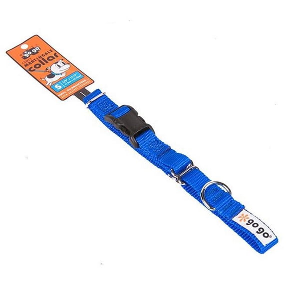 GoGo 15116 Small 0.63 X 14-17 In. Blue Martingale Collar
