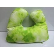 GoGo Pillow - Travel Pillow - Neck Pillow - Tablet Holder - Lime Tie Dye