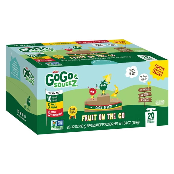 Gogo Squeez Applesauce (Pack of 3)