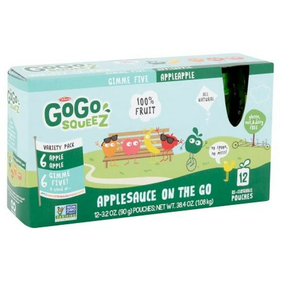 GoGo Squeez Applesauce Variety (Pack of 4)