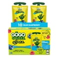 thumbnail image 1 of GoGo squeeZ No Sugar Added Blue Raspberry SlymeZ Fruit Gel On The Go, 3.5 oz (10 Pack), 1 of 9