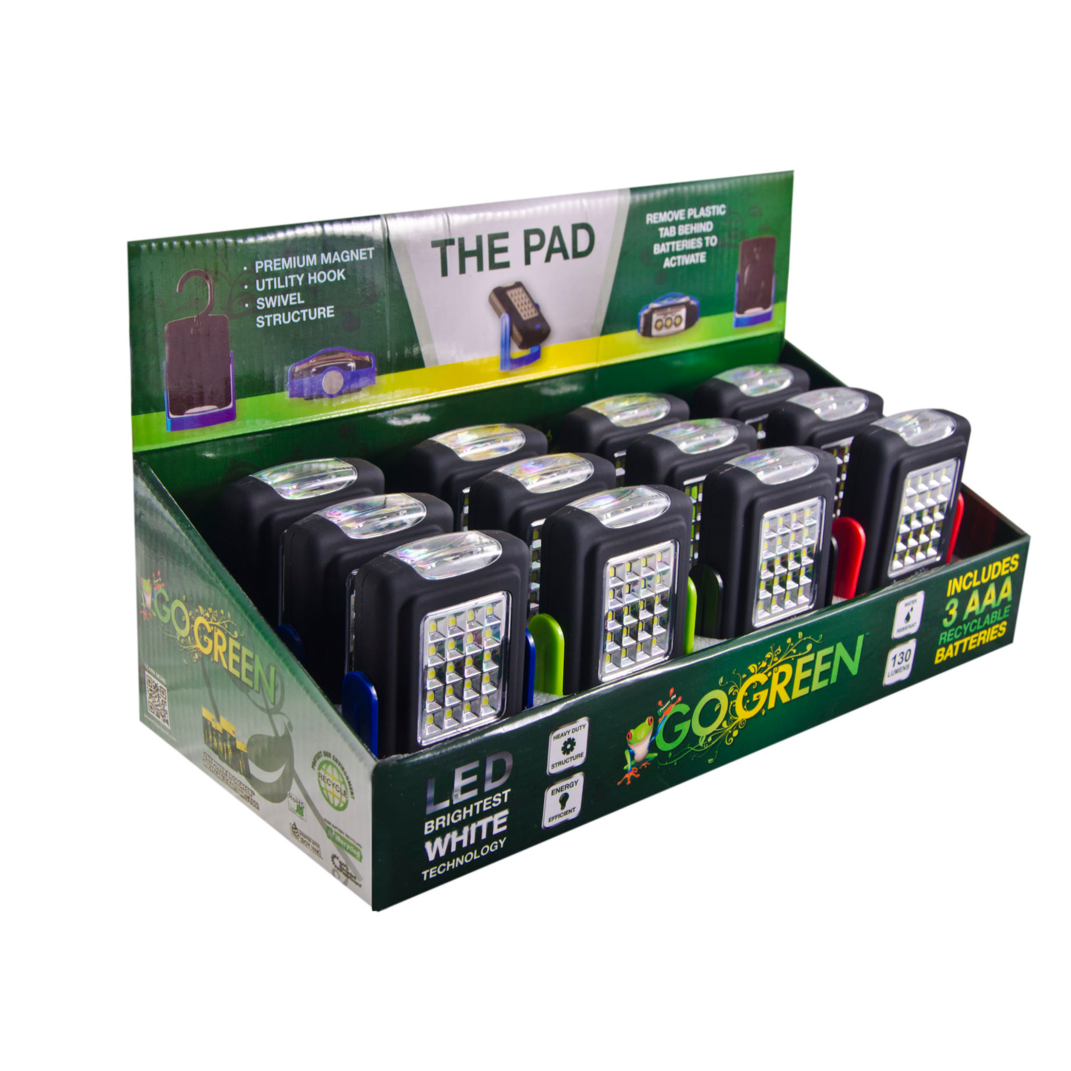 GoGreen Power 23 LED Magnetic Light 12pc Display - Walmart.com