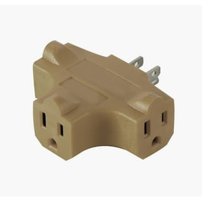 GoGreen Power 3-Wire Cube Adapter - Beige