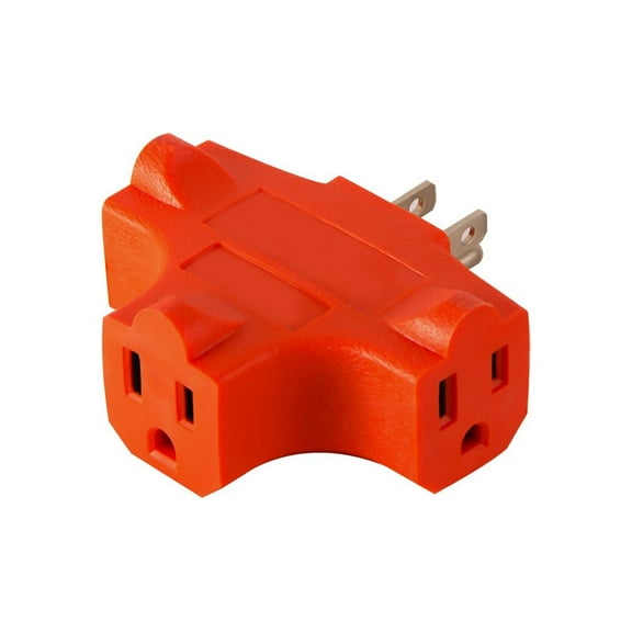 GoGreen Power 3-Wire Cube Adapter - Orange