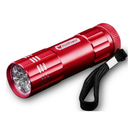 GoGreen Power 9 LED Flashlight, Red