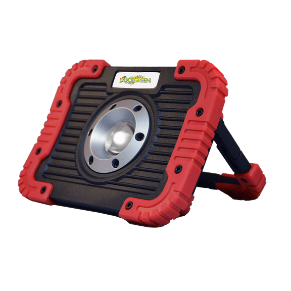 GoGreen Power (GG-113-CYWL) Cyclops Work Light, Professional 1200 Lumens Emergency Work Light, Battery Powered COB LED Lamp, Red/Black