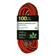 GoGreen Power (GG-14000) 12/3 100’ SJTW Outdoor Extension Cord, Lighted End, 100 Ft