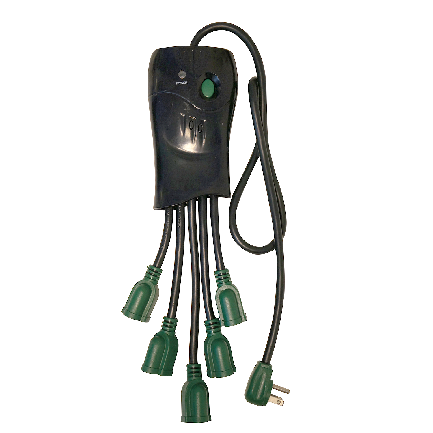 GoGreen Power (GG-5OCT) 5 Outlet Surge Protector, Black - image 1 of 4
