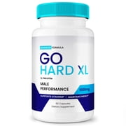 GoHard XL Pills, Dietary Supplement, Complete Daily Formula for Wellness, Advanced Formula Capsules, GoHardXL 1200mg Pastillas Reviews 60 Capsules