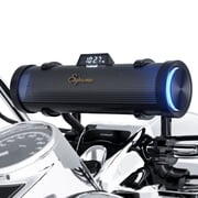 GoHawk RD88-S All-in-One Built-in Amplifier 300W Waterproof Bluetooth Motorcycle Stereo 6 Speakers Soundbar for Harley ATV 4 Wheeler Black