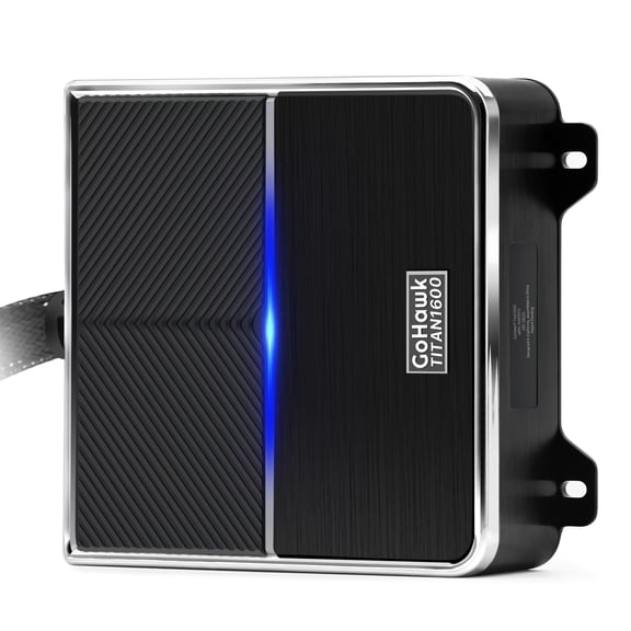 GoHawk Titan1600 Waterproof 4.1-Channel Amplifier Bluetooth Stereo Audio System USB FM Radio for Harley Touring Motorcycle ATV UTV RZR