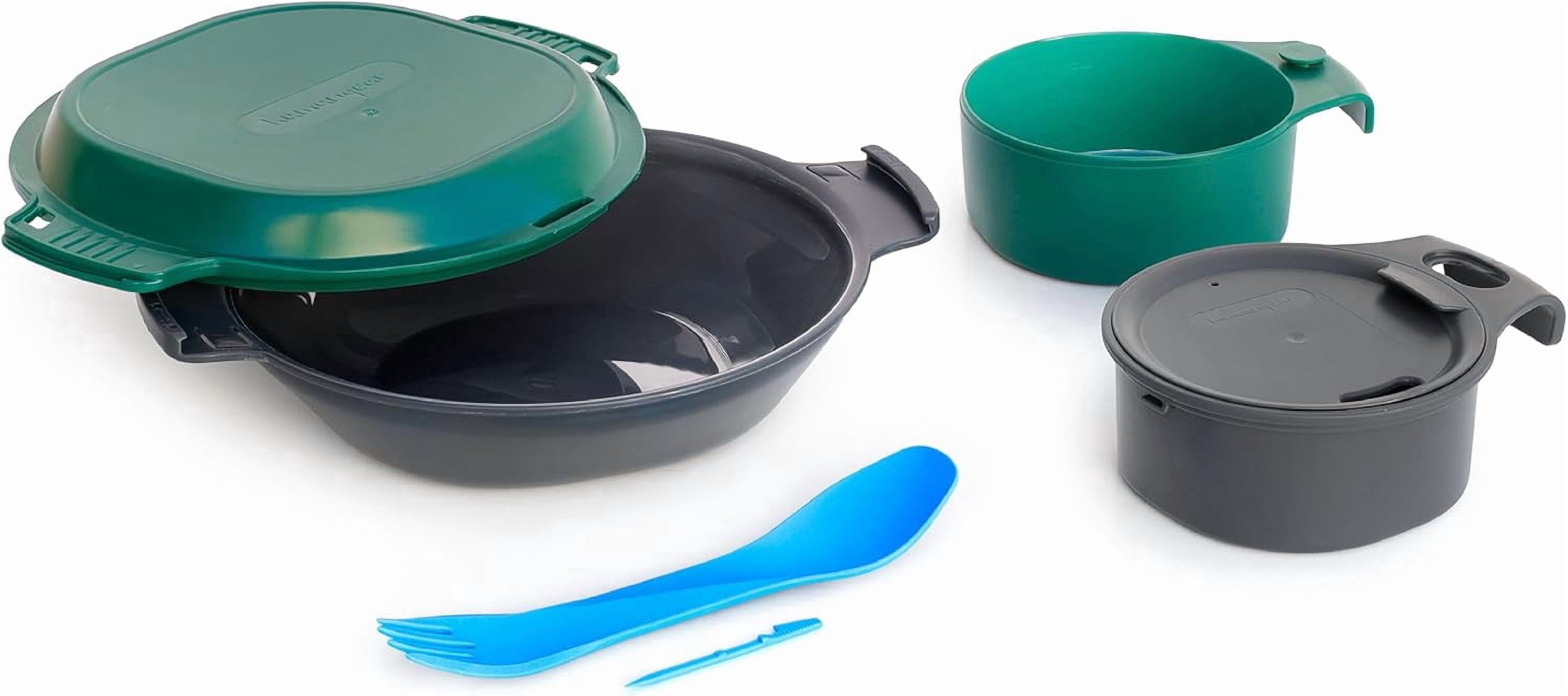 GoKit Deluxe - 7-Tool Camping Mess Kit with cupCUP | Compact Personal ...