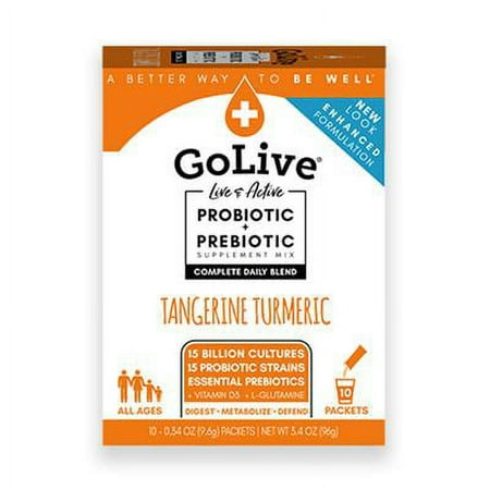 GoLive Probiotic & Prebiotic - Orange/Tangerine, 10-Ct