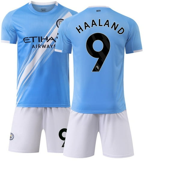 GoLookSky Kids Soccer Jersey New Boys Football Uniforms For HAA_LAND FANS Youths Shirt Short Sleeves Size Size 2-3y