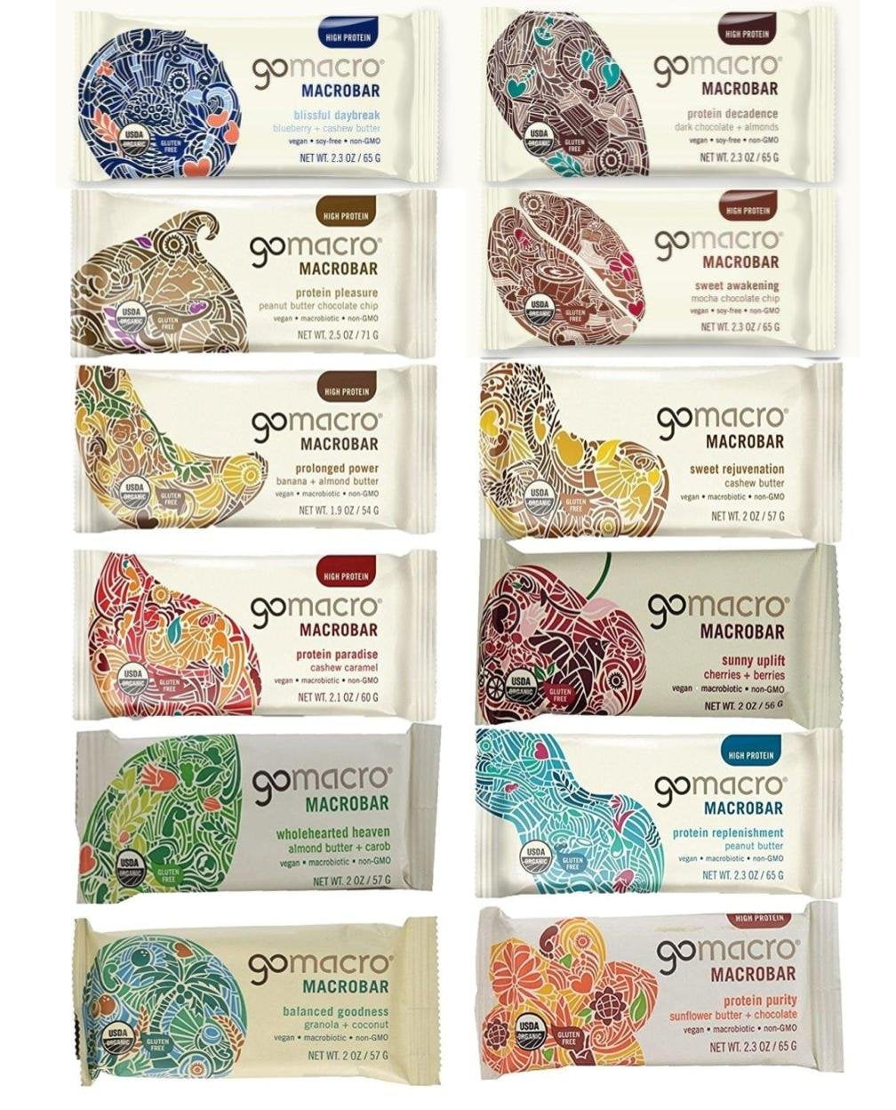 GoMacro 12 Bar Variety Pack
