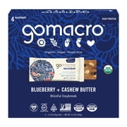 GoMacro Blueberry + Cashew Butter MacroBar 4ct Multipack