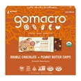 GoMacro Double Chocolate + Peanut Butter Chips MacroBar 4ct Multipack