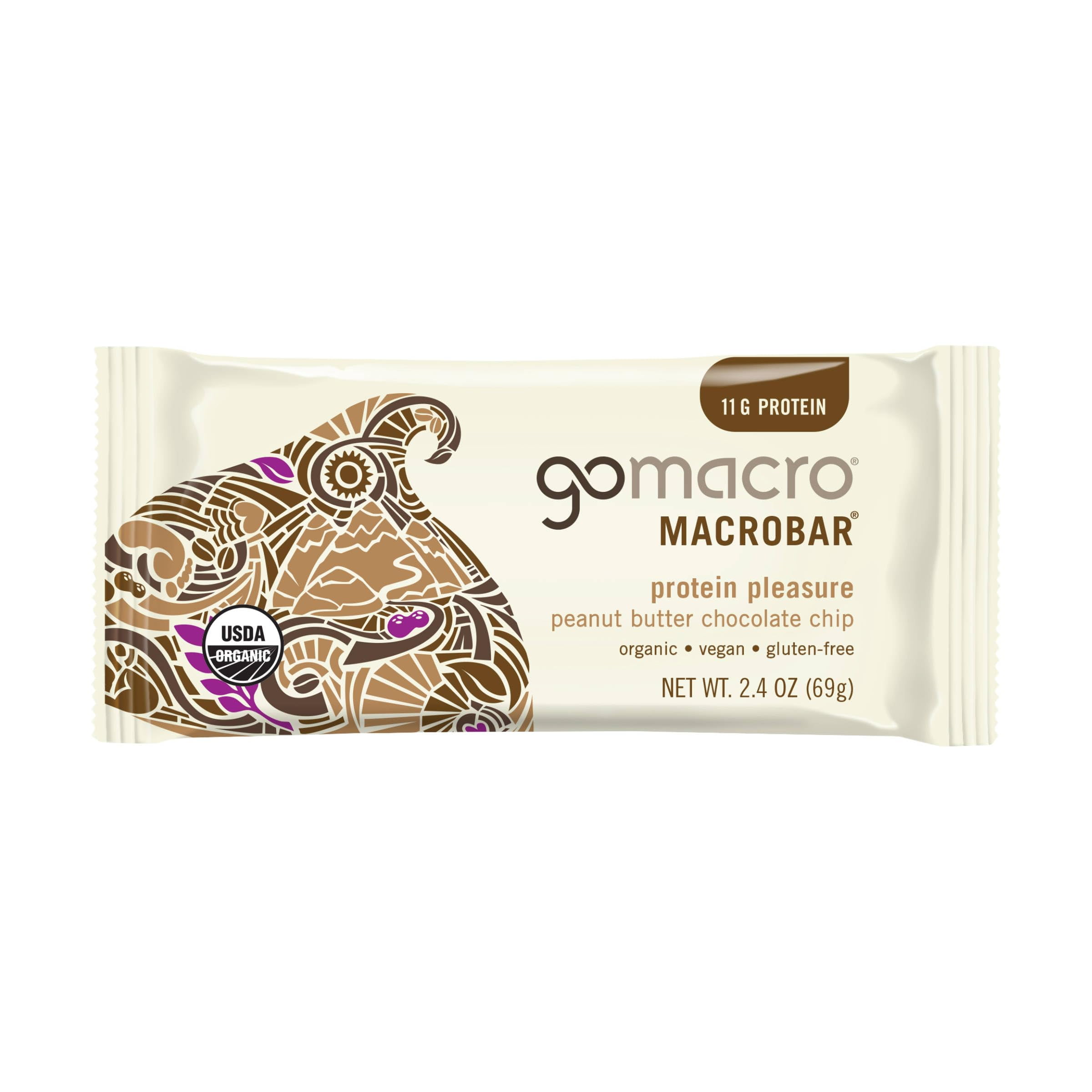 GoMacro, Protein Pleasure TWE5Bar, Peanut Butter Chocolate Chip, 2.4 oz