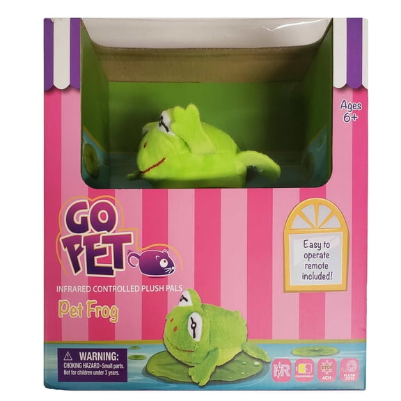 Go Pet Infared Controlled Plush Pals - Pet Frog