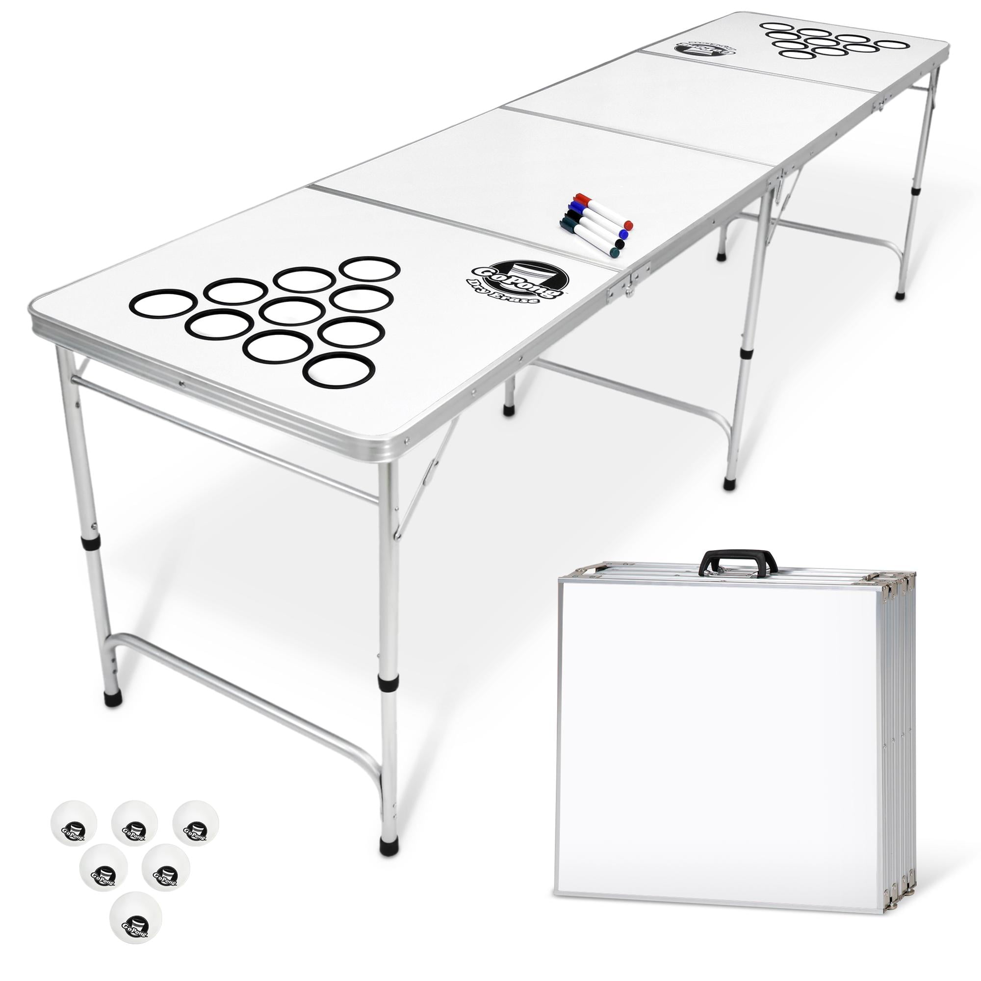 Costway 8 Foot Beer Pong Table Portable Party Drinking Game Table