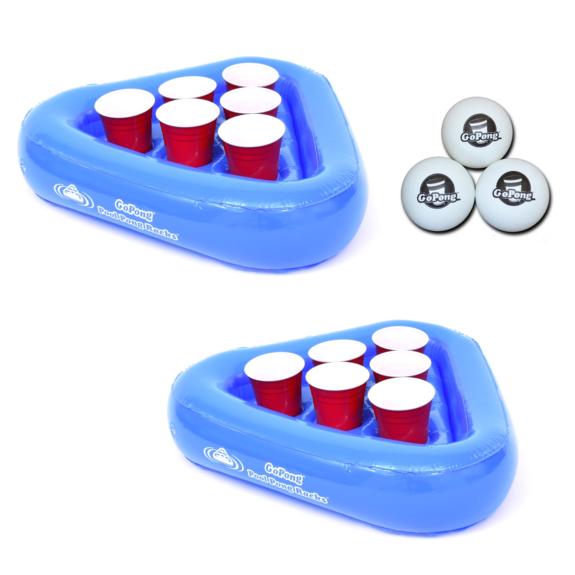 GoPong Pool Pong Table, Inflatable Floating Beer Pong Table, Includes 3 Pong  Balls PPT-01 - The Home Depot