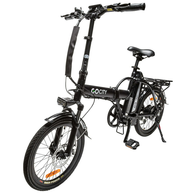 Bicicleta eléctrica GoPower™ GoCity | Bicicleta plegable para adultos, pesa  solo 46 libras | Alcance de más de 50 millas con 5 niveles de asistencia