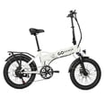 thumbnail image 1 of GoPowerBike GoExpress V2 Folding Electric Bike 20mph Max Speed & 750W Motor | White, 1 of 9